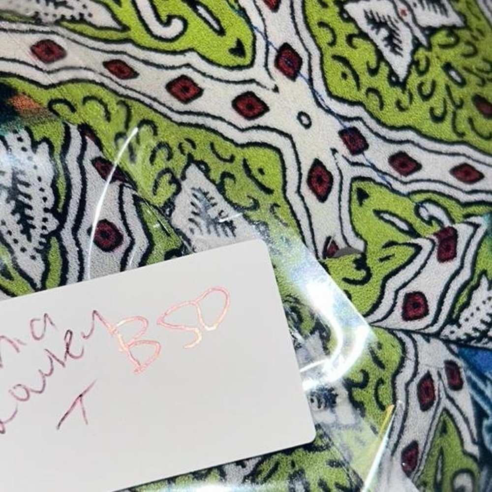 Cynthia Rowley Multicolor Patchwork Button Down S… - image 8